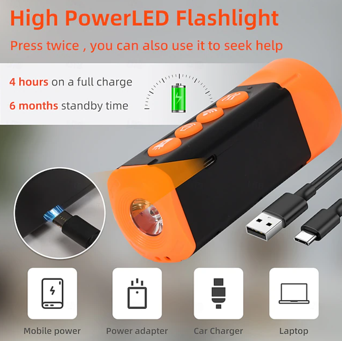 Dispositif de contrôle des aboiements de chiens à ultrasons SU40 Répulsif pour chiens à haute puissance avec lumière LED