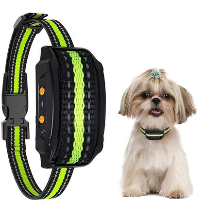 Collier anti aboiement pour chien Stop aboiement Collier anti aboiement rechargeable Collier anti aboiement Beep Shock Dog Training Device avec 7 niveaux de sensibilité réglables