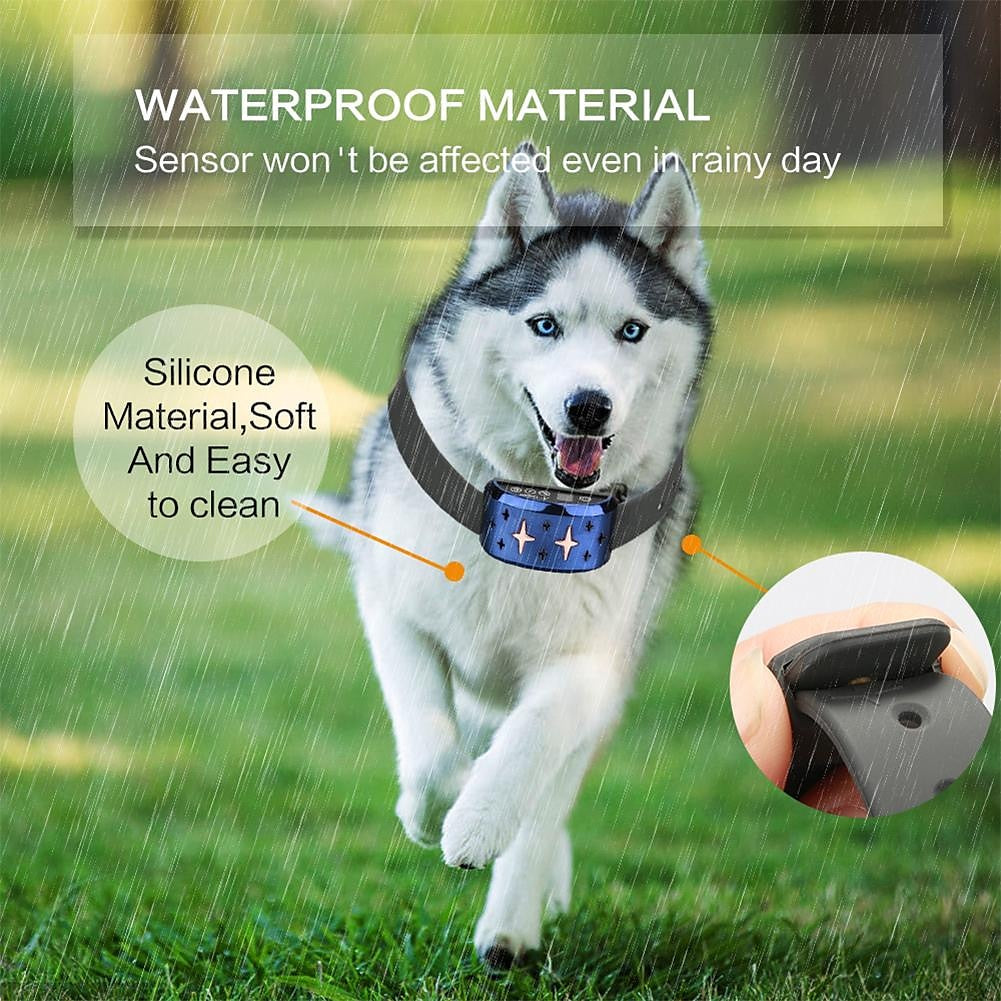 Collier anti-aboiement pour chien - Anti-aboiement électronique/électrique Sécurité plastique électronique Aide au comportement de l'animal de compagnie
