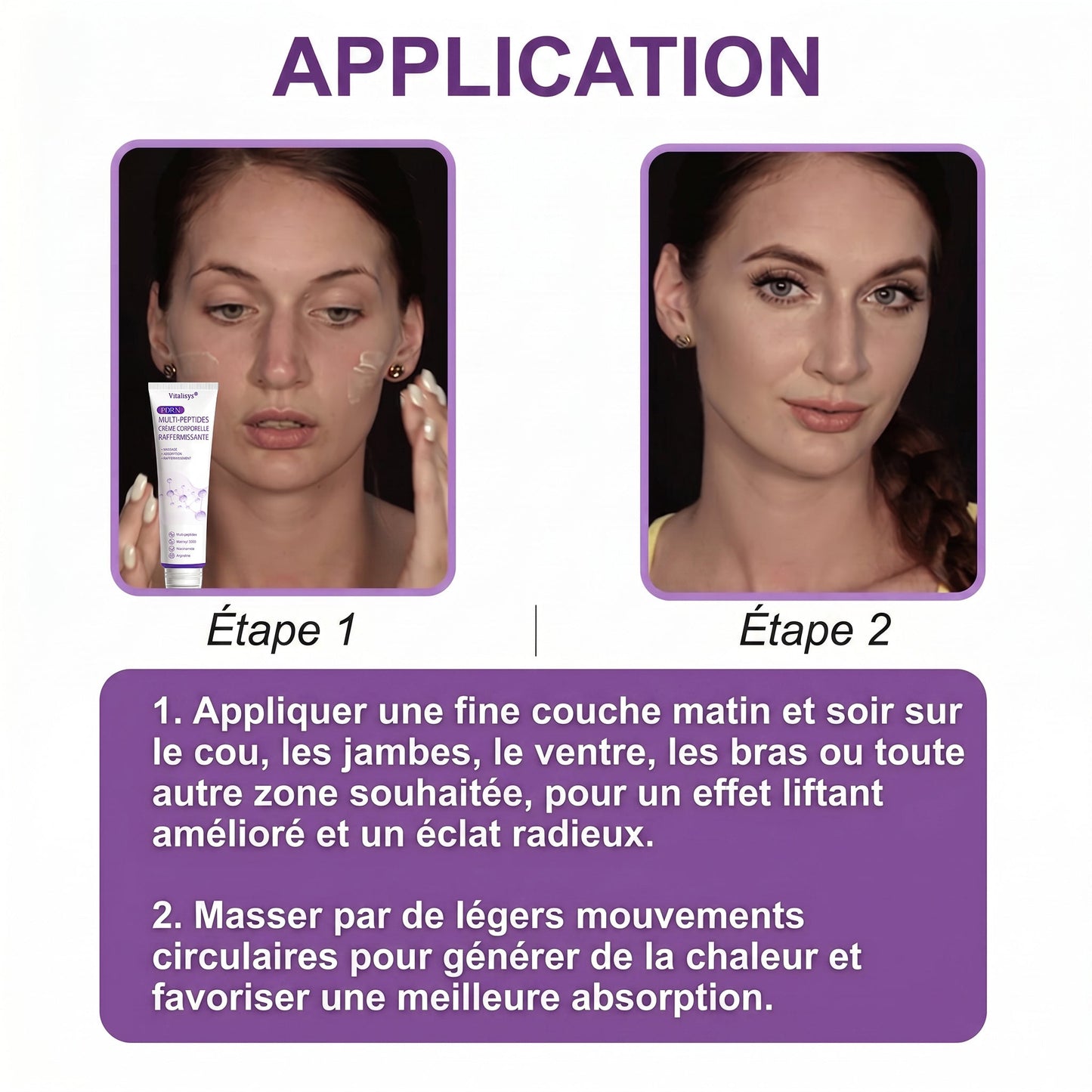 👑Boutique officielle✅ : Vitalisys® PDRN Crème Corps avec Roller ✨ – Anti-âge, hydratation, fermeté et régénération. Pour un teint unifié, traite acné, taches pigmentaires et verrues 🥰