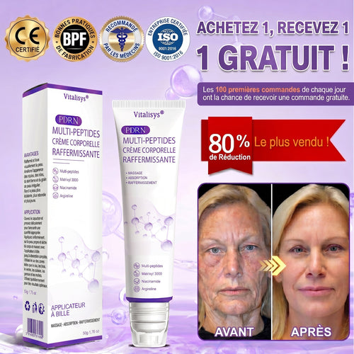 👑Boutique officielle✅ : Vitalisys® PDRN Crème Corps avec Roller ✨ – Anti-âge, hydratation, fermeté et régénération. Pour un teint unifié, traite acné, taches pigmentaires et verrues 🥰
