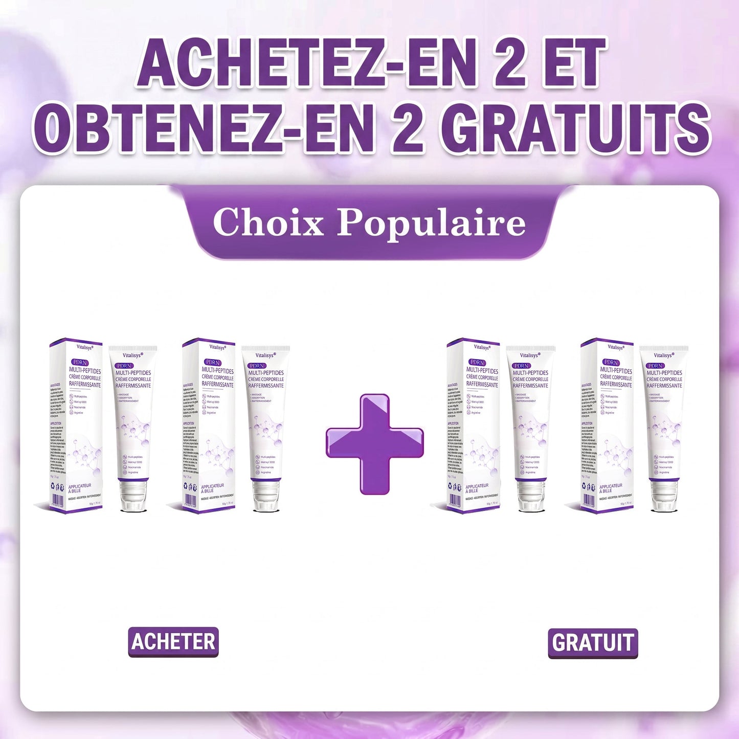 👑Boutique officielle✅ : Vitalisys® PDRN Crème Corps avec Roller ✨ – Anti-âge, hydratation, fermeté et régénération. Pour un teint unifié, traite acné, taches pigmentaires et verrues 🥰