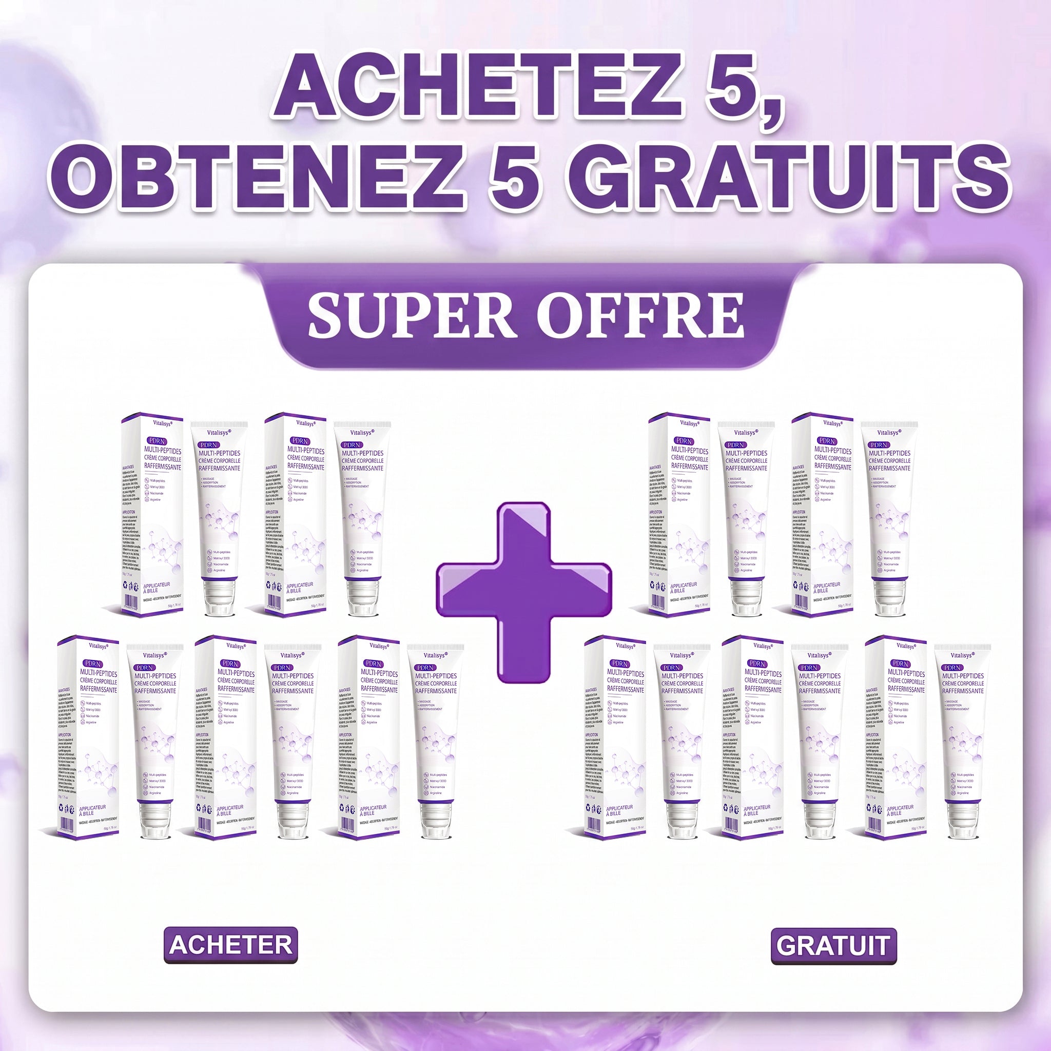 10 boîtes — Achetez-en 5 recevez-en 5 GRATUITES 📦