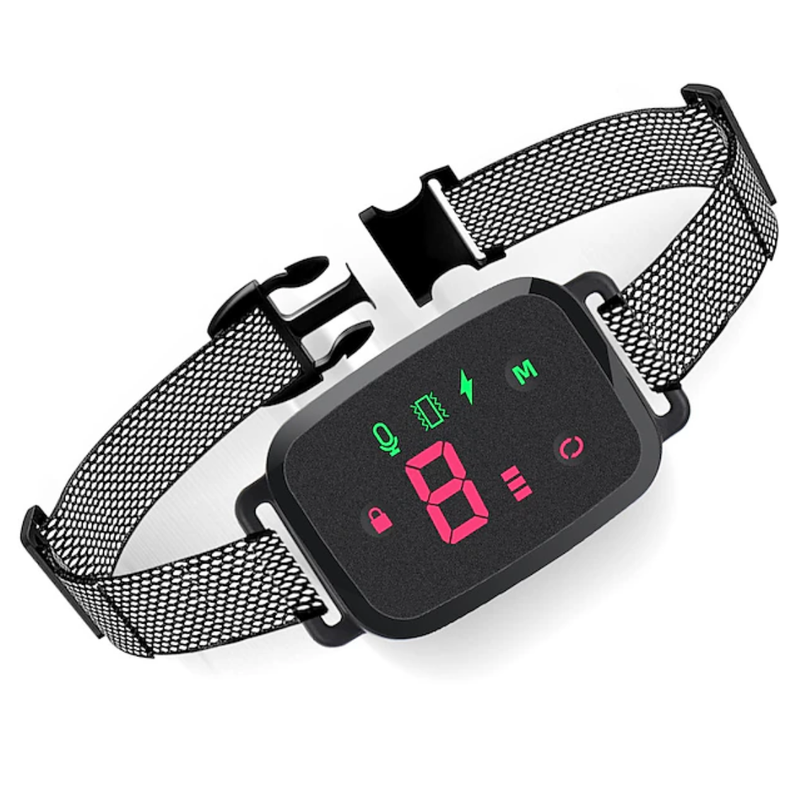 Electric Waterproof Anti-barking Pet Dog Training Collar LED Display No remote control required Automatic training dog collar